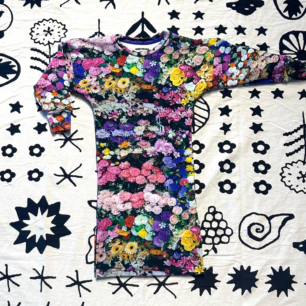 ROMEY LOVES LULU floral shirt dress size 1T